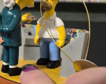 Simpsons collectors Bradford Editions ornaments 2003 with COA
