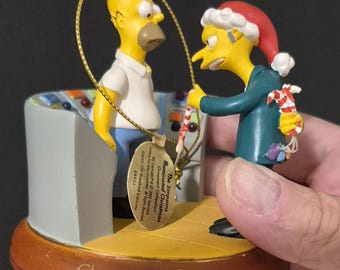 Simpsons collectors Bradford Editions ornaments 2003 with COA