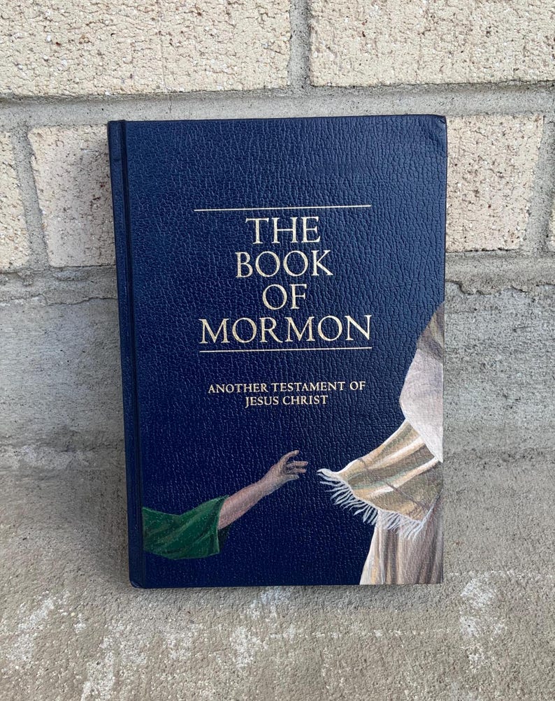 Hand-painted Book of Mormon Woman With the Issue of Blood baptism Gift ...