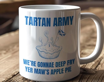 Scotland Tartan Army World Cup Coffee Tea Mug | Football Fan Gift