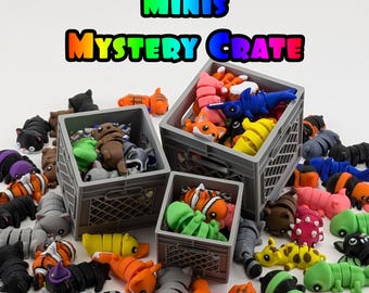 Mini Animals Mystery Bag | Articulating Animals | 3D Printed Fidget Toy | Cute Animal Toys | Animal Gifts | Collectibles