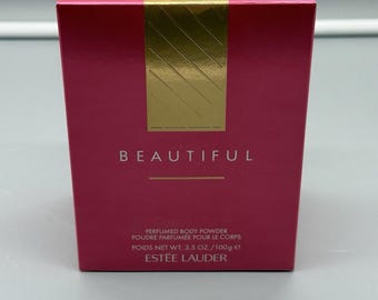 Polvos corporales perfumados Estée Lauder Beautiful 100 g (3.5 oz) NUEVO EN CAJA