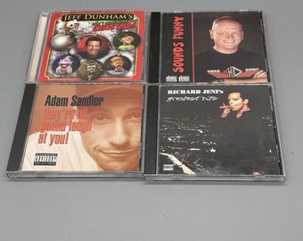 Comédie 4 CD Lot Adam Sandler, Jeff Dunham, Richard Jeni, Herb Dixon