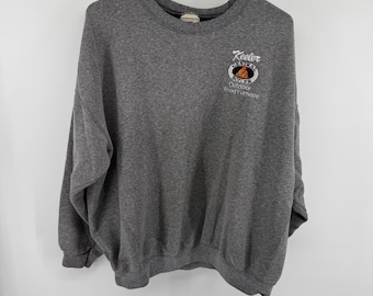 Vintage Lee Heavyweight Sweatshirt Mens XL Gray Central Boiler Wood Furnace Logo