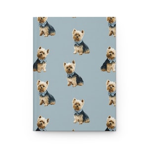Yorkshire Terrier Pattern Hardcover Journal | Perfect for Yorkshire Terrier Owners, Gift for Dog Lovers