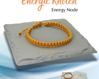 Paracord Bracelet Gold – Joy & Success, Golden Protection Bracelet, Braided Bracelet for Women and Men, Bracelet with Meaning