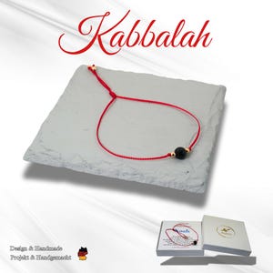 Unisex Kabbalah Bracelet in Red – Handmade Protection with Black Tourmaline & Hematite – Gift Idea for Men and Women
