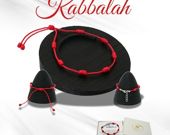 7 Knot Bracelet Red Kabbalah Protective Bracelet Stainless Steel Gift Box Lucky Charm Personalized Women & Men