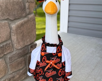 Game Day Goose Outfit | Custom Team Goose Dress | Sports Fan Goose Outfit | Goose Grammy Signature Collection