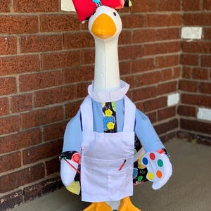 Custom concrete Porch Goose Outfit! Only use this listing if your outfit request has been discussed and approved with The Goose Grammy!!