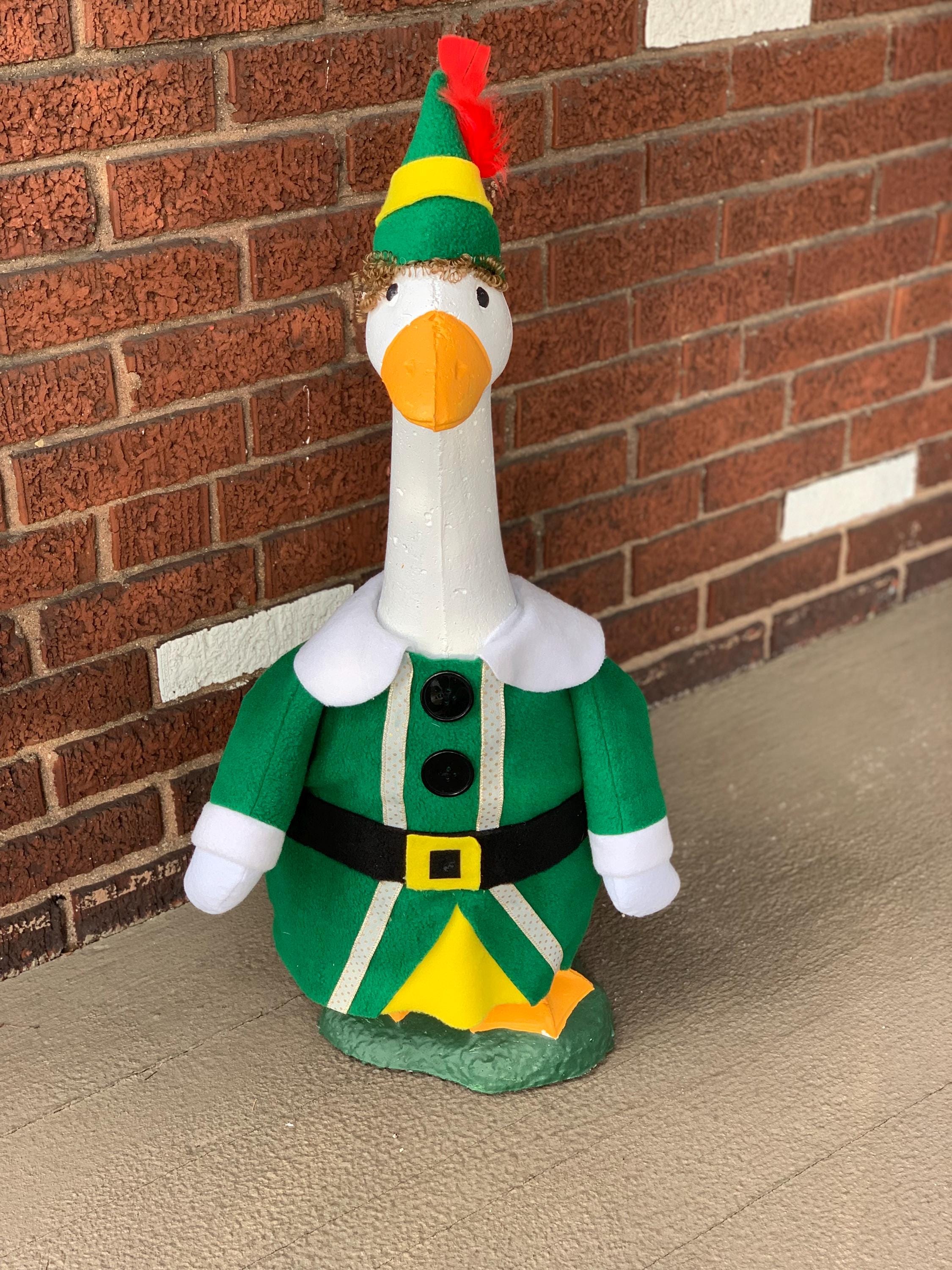Elf Inspired Goose Outfit | Movie Inspired Porch Goose Costume ...