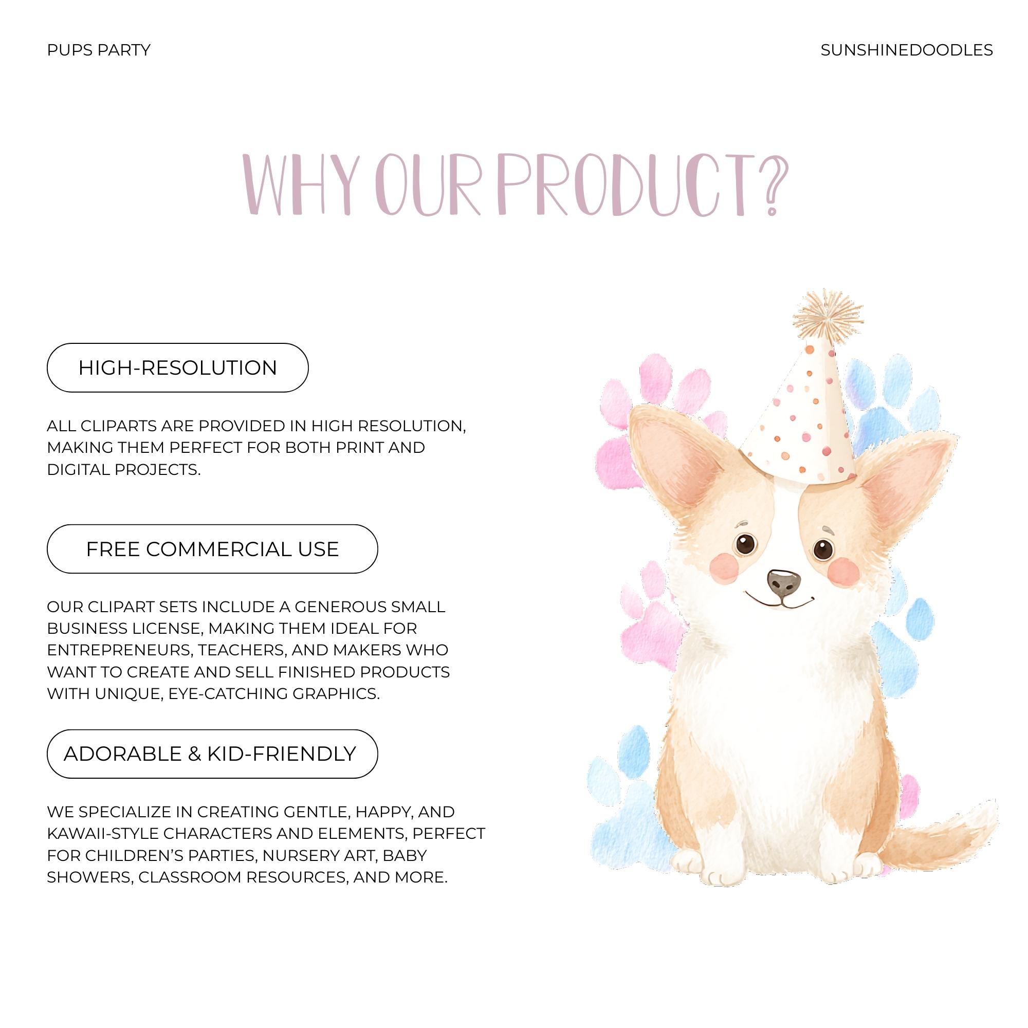 Cute Dogs Watercolor Clipart | Dog Breeds PNG | Dog Birthday Clipart ...