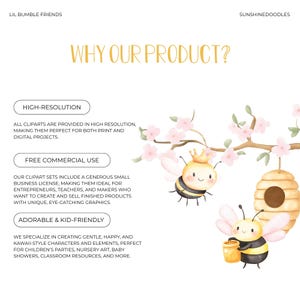 May include: A digital illustration of two cute cartoon bees with a beehive. The bees are yellow and black with white wings and smiling faces. The beehive is made of wood and has a round opening. The background is a white background with a branch of pink flowers.