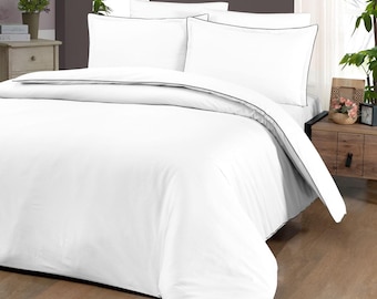Berca Home 400 TC Egyptian Cotton Duvet Cover Set – Premium Sateen Bedding
