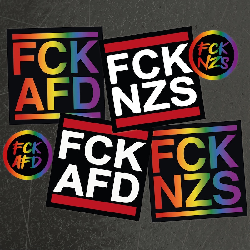 Aufkleber fck afd - Etsy.de