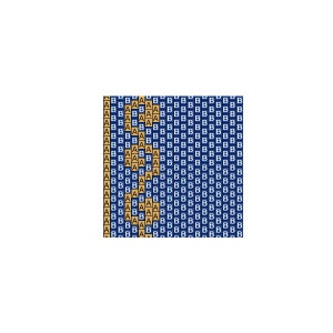 Floral Edge even count peyote stitch cuff bracelet beading pattern INSTANT DOWNLOAD peyoted seed bead pattern flower border wide design image 2