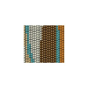 Retro Waves even count 2 drop peyote stitch cuff bracelet beading pattern INSTANT DOWNLOAD peyoted beaded seed bead pattern wave drapery image 2