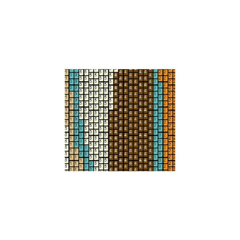 Retro Waves even count 2 drop peyote stitch cuff bracelet beading pattern INSTANT DOWNLOAD peyoted beaded seed bead pattern wave drapery image 2