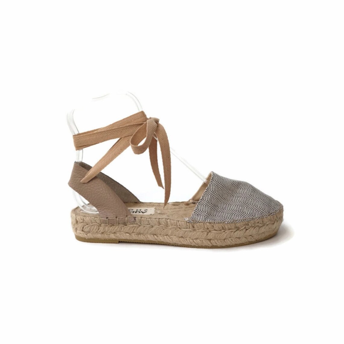 ESPADRILLES SANDALS in Beige. Flatform Sole. Women's | Etsy