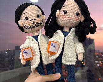 Custom Crochet Portrait Doll: Personalized Amigurumi Gift