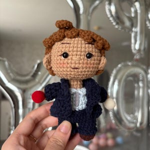 Custom Crochet Doll From Photo, Look Alike Doll, Crochet Amigurumi Gift, Handmade Crochet Gift For Mom Dad Kids, Crochet Couples Doll
