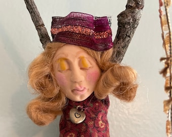 Spirit Doll, Handmade Gift, Medicine Doll, Healing Gift, Girlfriend Gift, Art Doll Handmade, Little Things