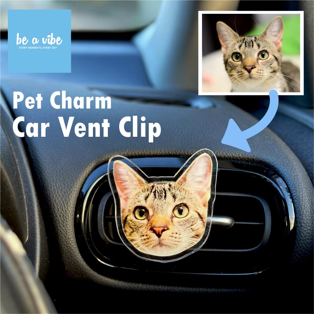 Décoration de clip d'aération de voiture en acrylique personnalisée pour chat/chien/acrylique/aération de voiture vierge/photo personnalisée/ébauches d'aération de voiture/