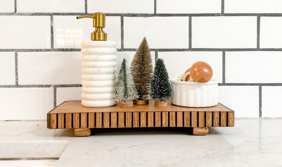decorative fluted tray