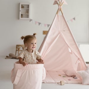 Kinderzelt für Kinder Schlafzimmer Kinder Tipi Spielzelt Geschenk Neugeborenes kleines Lesezelt Tochter Geschenk Tipis für Kinder Sleepover Kleinkind Partyzelte
