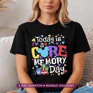 Today is a Core Memory Day Shirt, Inside Out 2 Disney Family Matching T-Shirt, Disney Pixar Holiday Tee Kids Adults