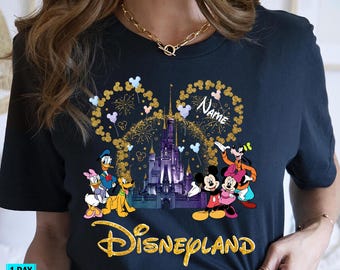 Disneyland Magical Castle T-Shirt, Magic Kingdom Castle Tops, Disneyland Tee, Mickey Minnie And Friends, Disney Family Vacation Trip Top