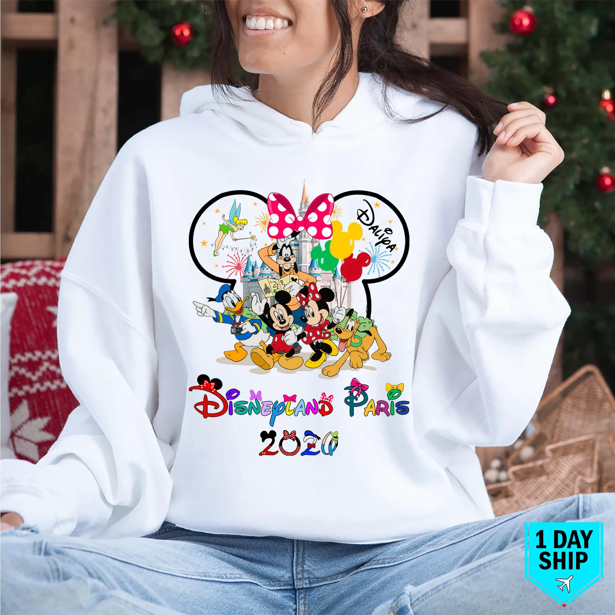 Disneyland Paris Hoodie, Mickey Minnie Castle Jumper, Disney