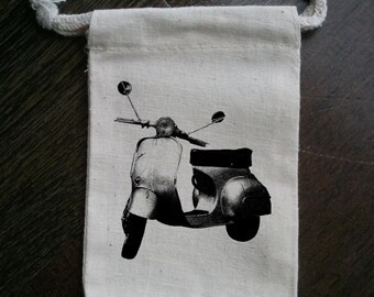 Bolsa de fiesta Favor de muselina de scooter o bolsa de regalo