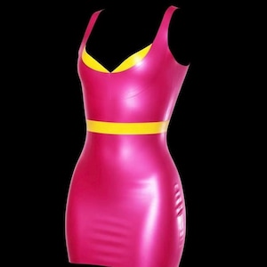 Buy Hot Pink Latex Dress Online In India - Etsy India Buy Hot Pink Latex Dress Online In India - Etsy India