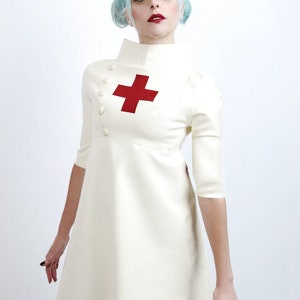 White latex skater skirt sale