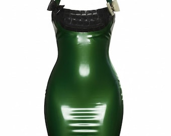 dark green latex dress Amazon.com: Women Dress Collar Vinyl Zipper Front Latex Dress Plus Size 7XL,Dark Green,S : Clothing, Shoes & Jewelry