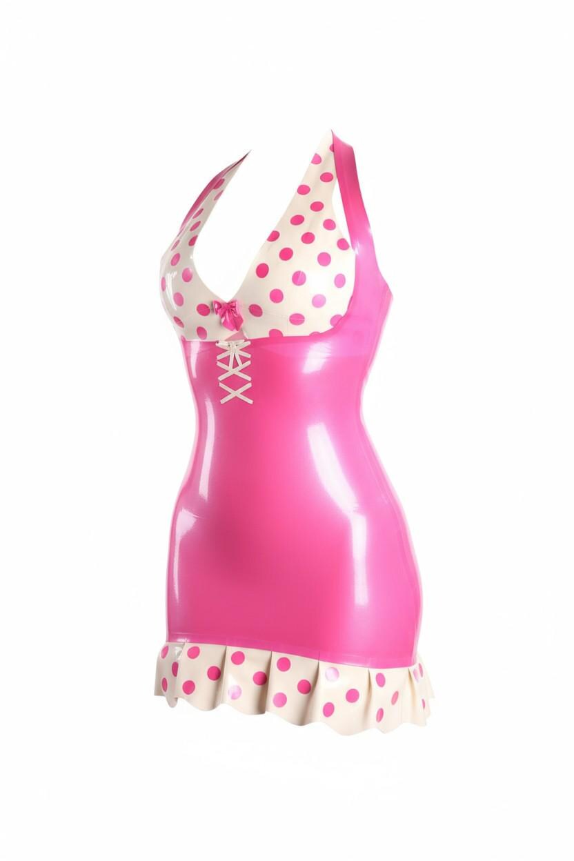 latex princess dress Costume ruffled tiered skirt