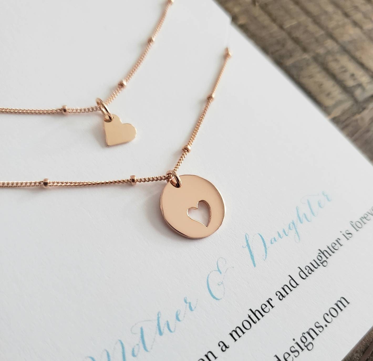 Mother Daughter Necklace Set – Laura J. Designs