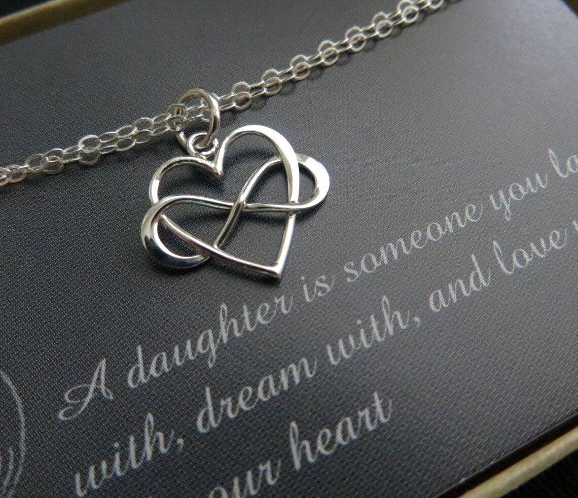 Gift for Bride Silver Infinity Heart Bracelet Wedding Day | Etsy