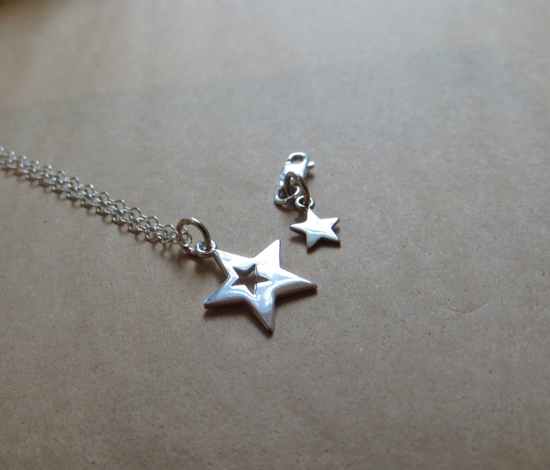 Mother Son Jewelry Star Cutout Necklace and Clip Expecting Etsy