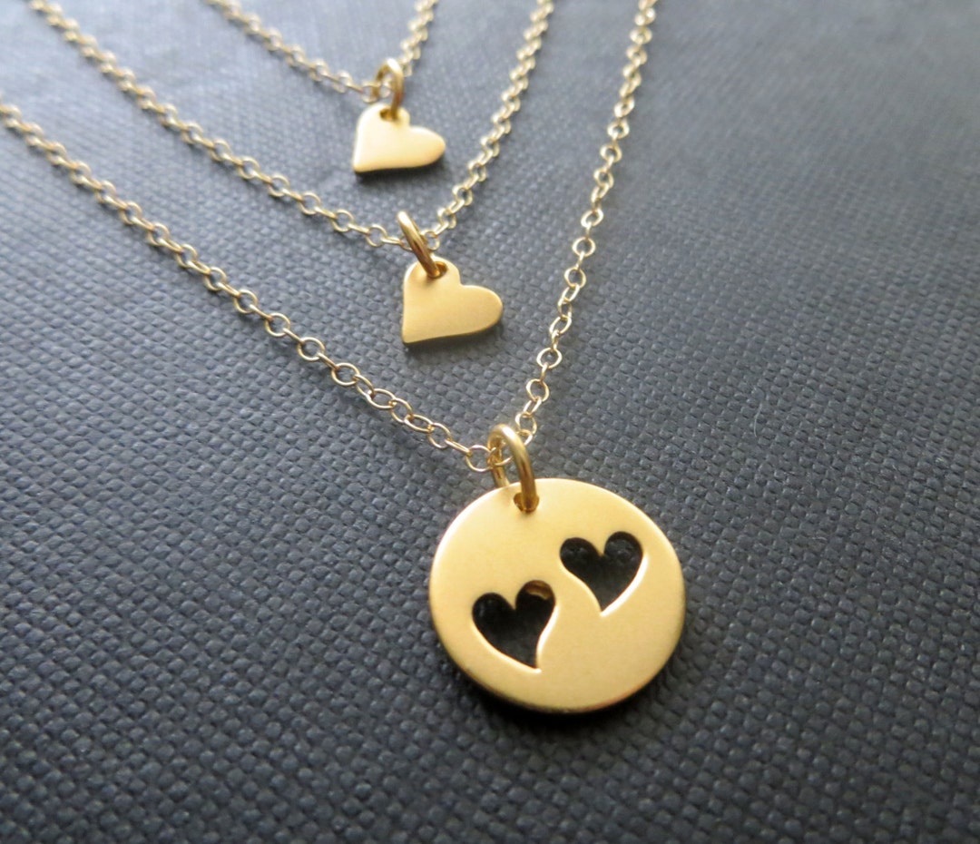 Mother Two Daughters Necklace Mother Daughter Jewelry Etsy — free download