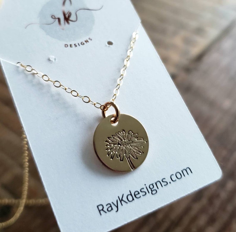 Birthday gift for mom from daughter, Personalized Birth flower necklace, hand stamped initial, stepmom, first my mother forever my friend image 10