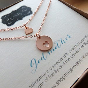 Goddaughter necklace gold deals