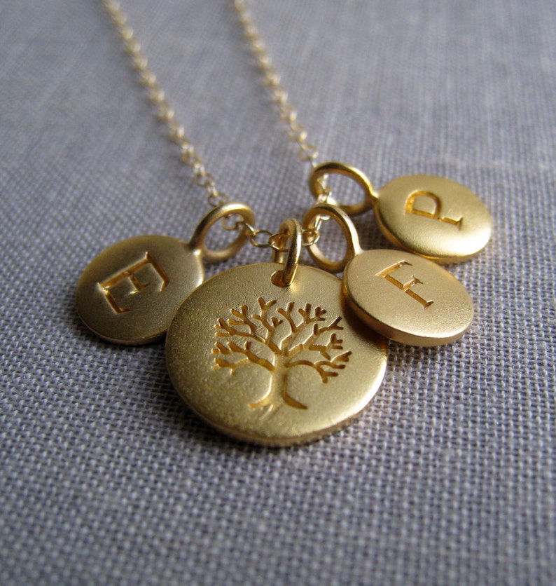 Mothers Day Gift for Grandma Personalized Tree of Life Charm Etsy