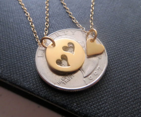 Mother Two Daughters Necklace Mother Daughter Jewelry Delicate