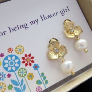 Blumenmädchen Ohrringe, Blumenmädchen Ohrringe, Blumenmädchen Ohrringe, Blumenmädchen Ohrringe, Hochzeit Kinderschmuck