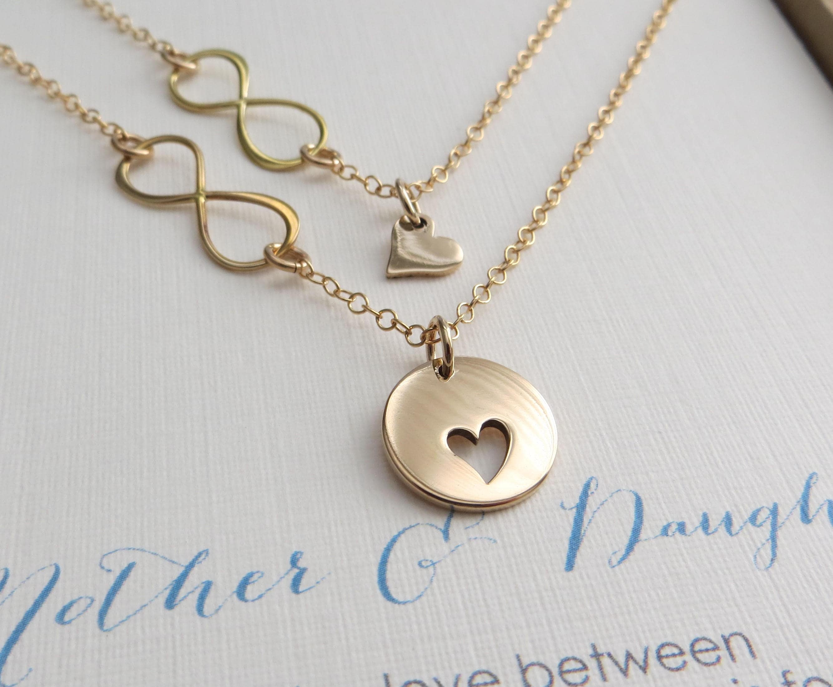 Mother Daughter Necklace Mothers Day 