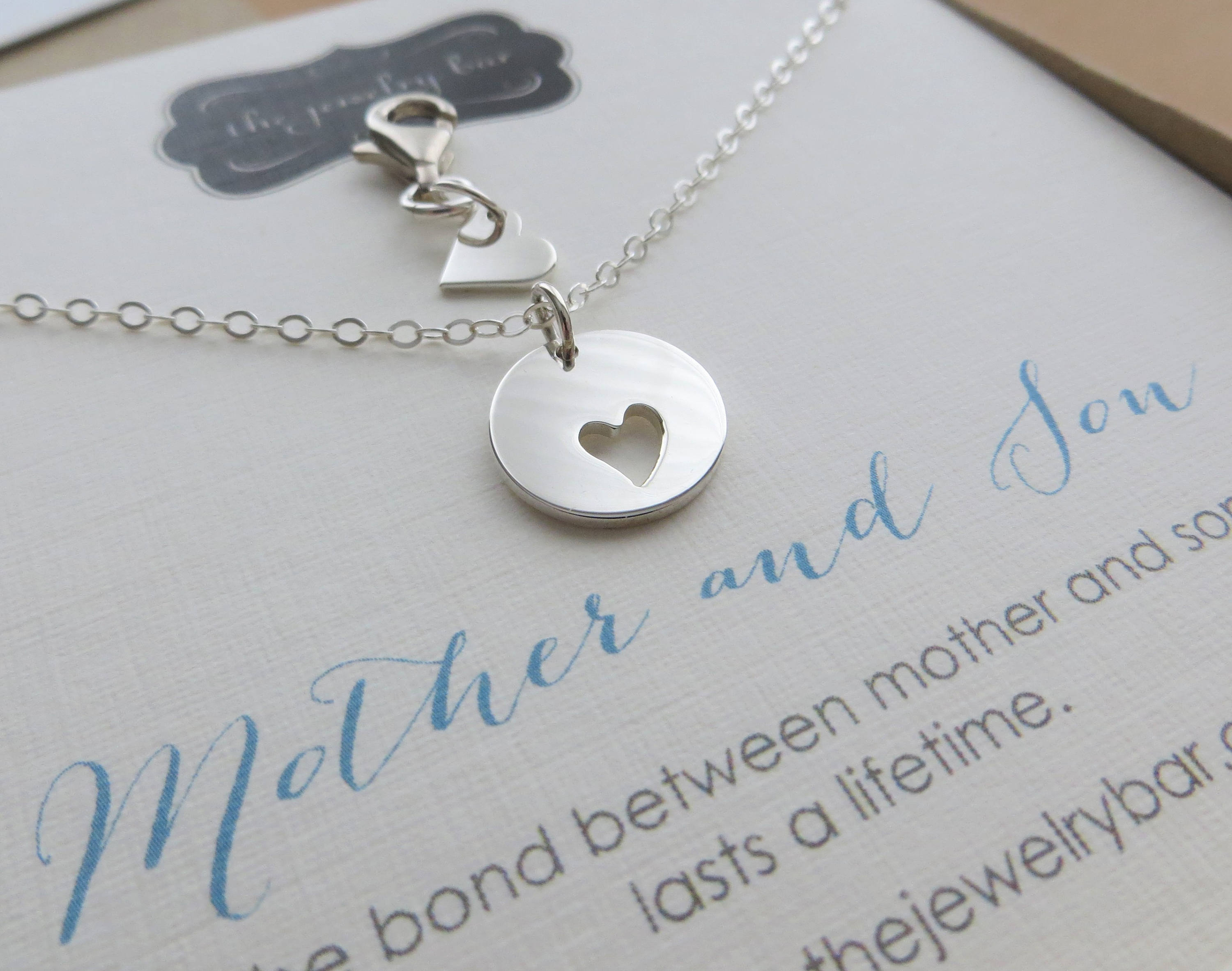 Baby Shower Gifts Boy Mother Son Necklace Gift for New Mom Etsy