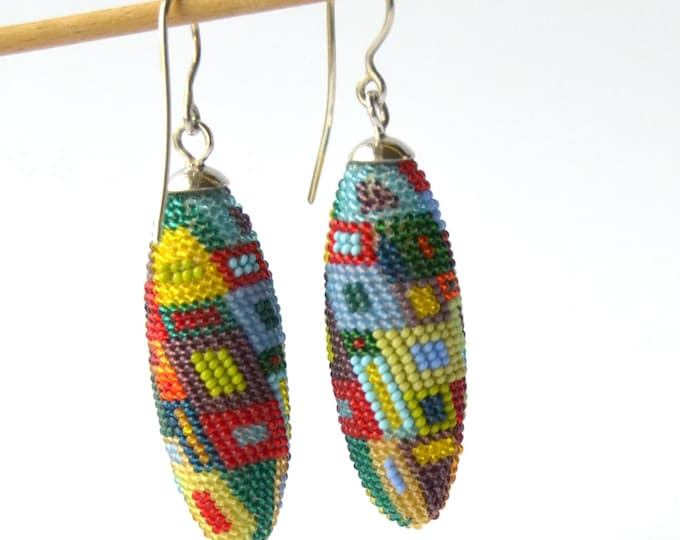 One of a kind dangle earrings