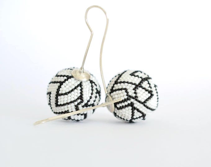 OOAK Statement earrings, abstract  art to wear